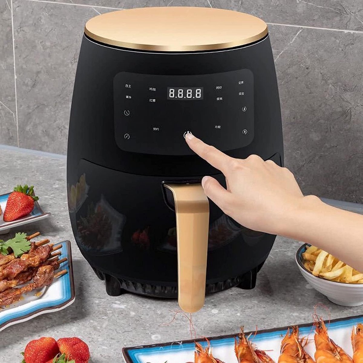 Wat vinden we goed aan de Smarttouch AirFryer 4,5L 1400W Zwart