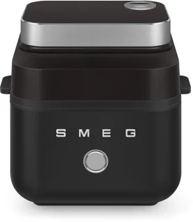 Smeg heteluchtfriteuse, 7,3 liter, mat zwart
