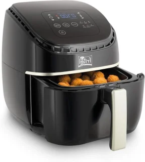 Snackmaker Airfryer 3.2 liter zilver zwart