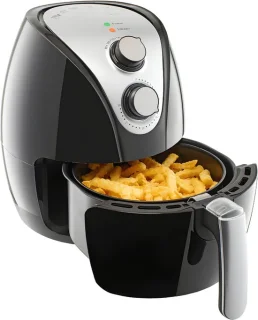 SNJY mini airfryer zwart