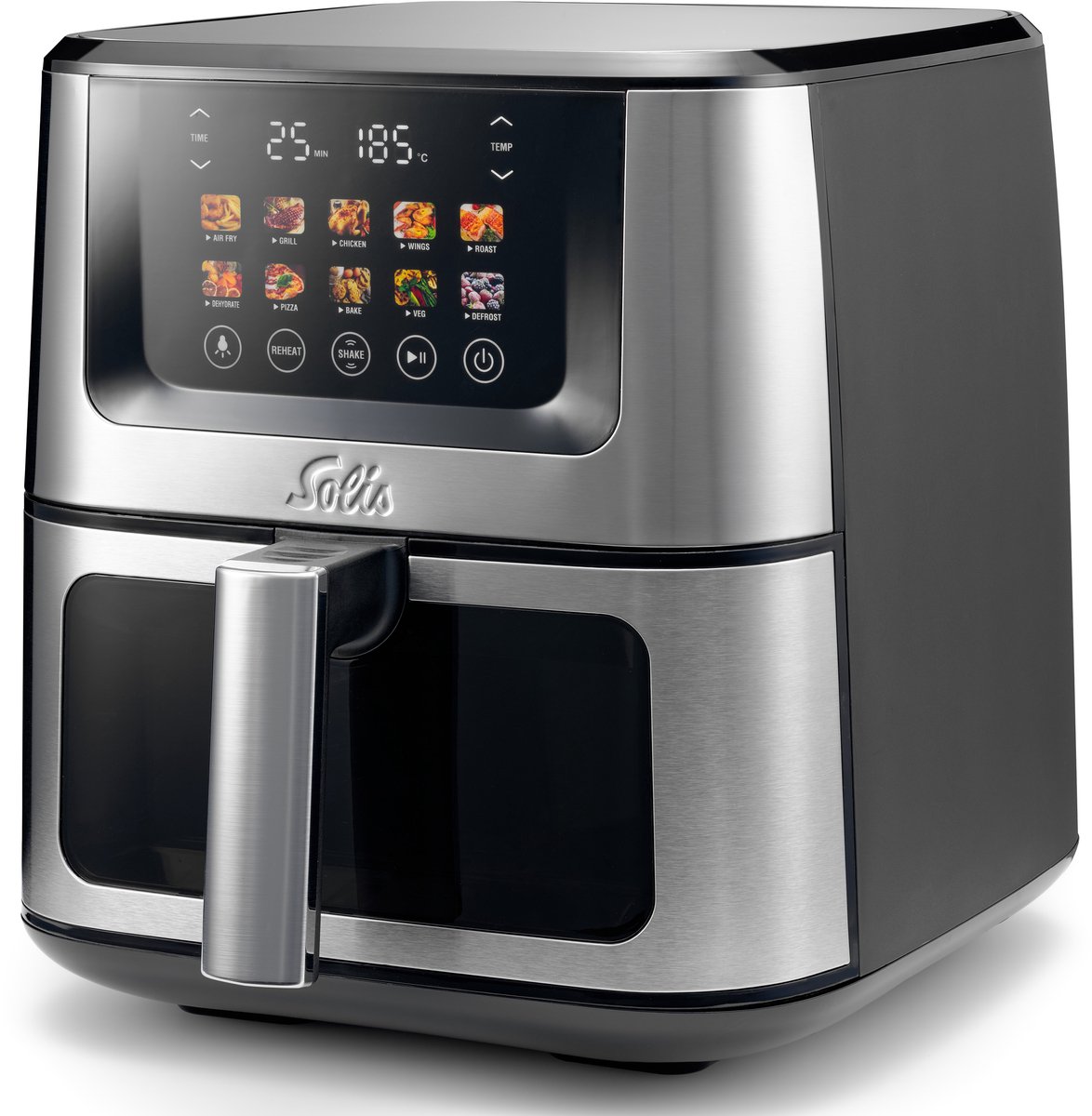 Wat vinden we goed aan de Solis Airfryer Air Fry & Dry XL 7.5L RVS