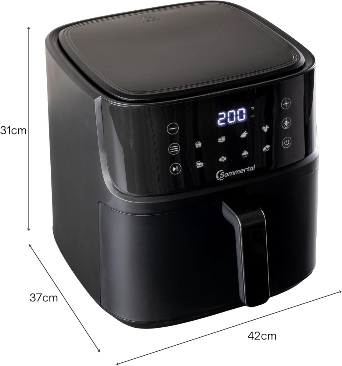 Sommertal Airfryer HF760 7,6L XXL