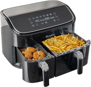 Sommertal HF DUAL 900 dubbele kamer heteluchtfriteuse 9L digitaal