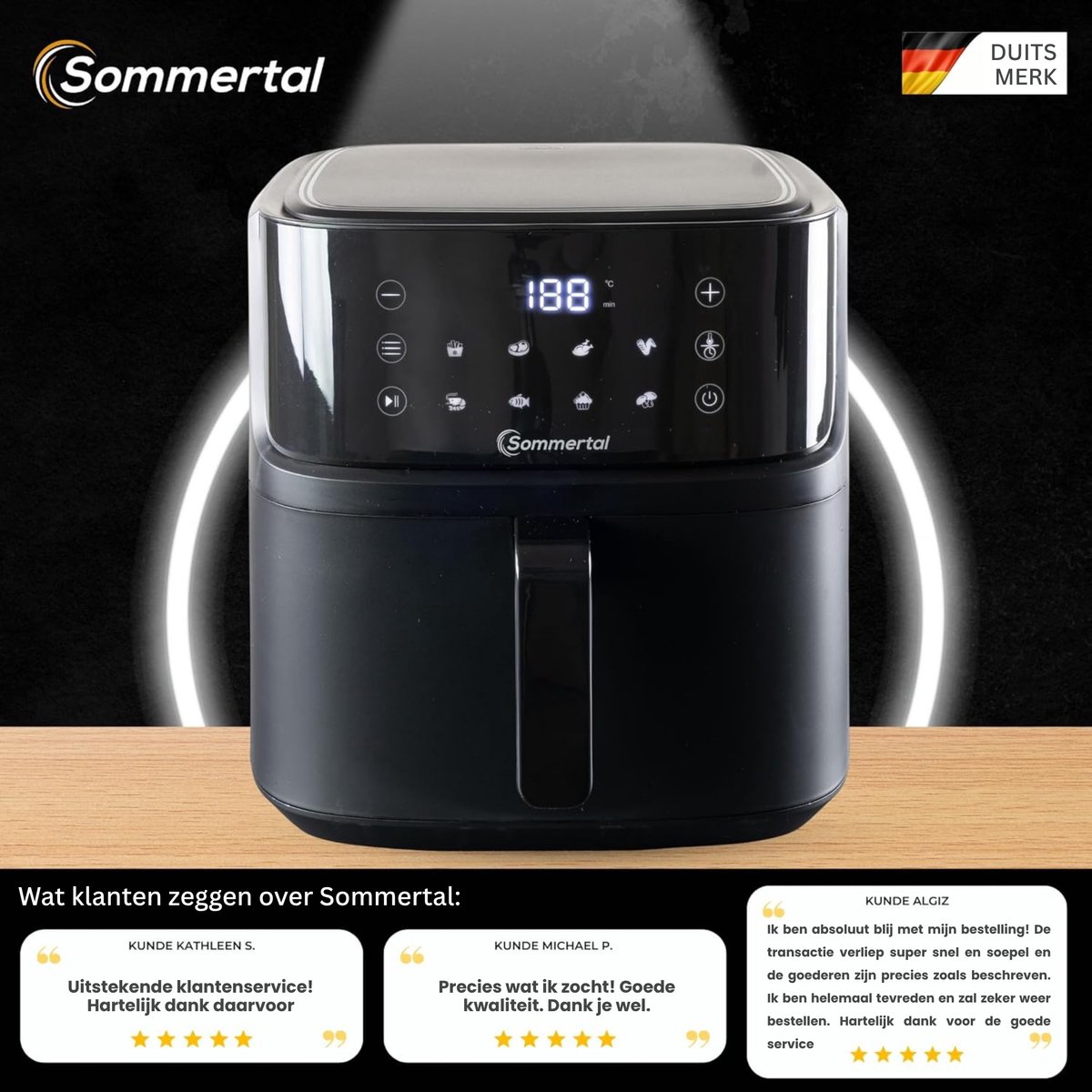 Sommertal HF400 XXL Airfryer 4,0 L