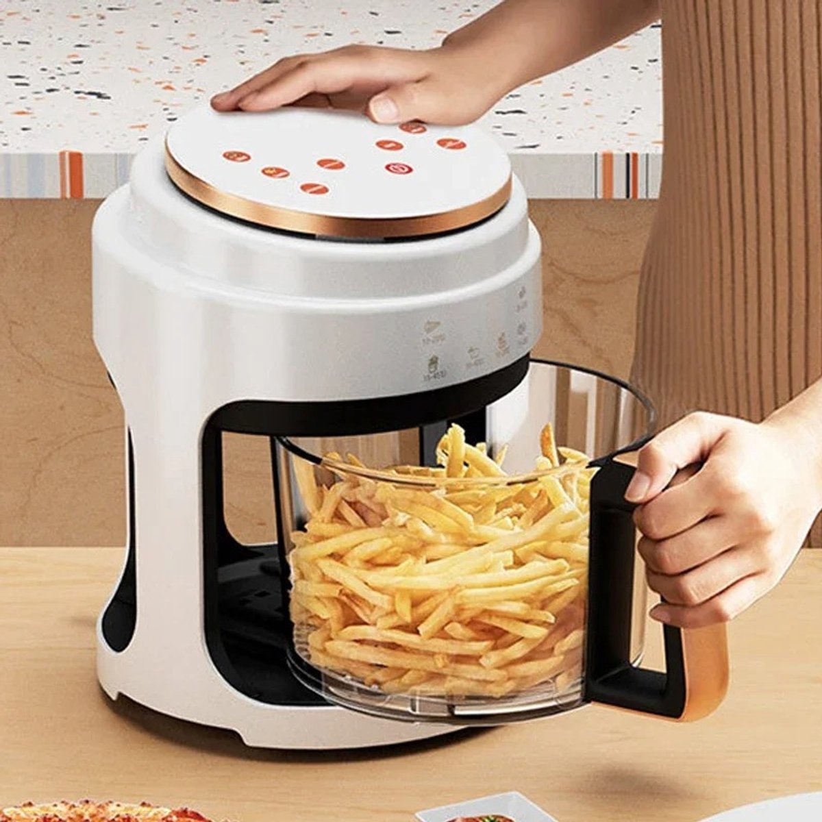 Sterrenvuur 3.2L Airfryer Zwart