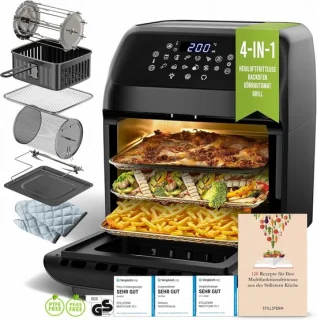 Stillstern Heteluchtfriteuse Airfryer 12 L XXL