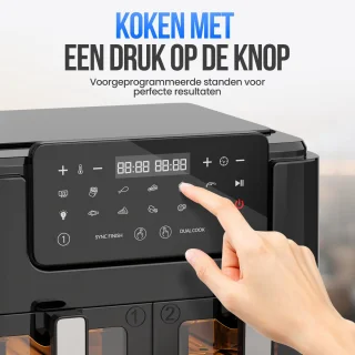 Strex Airfryer XXL 10L Zwart