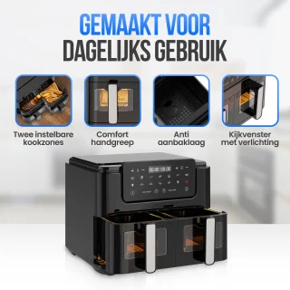Strex Airfryer XXL 10L Zwart