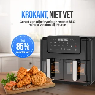Strex Airfryer XXL 10L Zwart