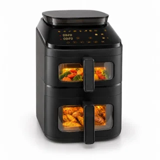 SwayTosh Cloud Airfryer met stoomfunctie - 11L - dubbele airfryer XXL