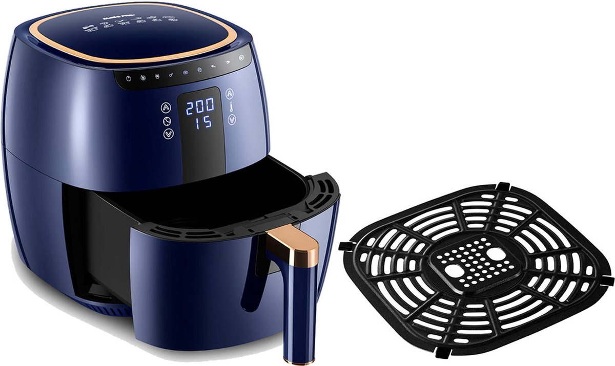 Wat vinden we goed aan de Swiss Pro+ Airfryer 7L Donkerblauw-SP-DAF7LDB