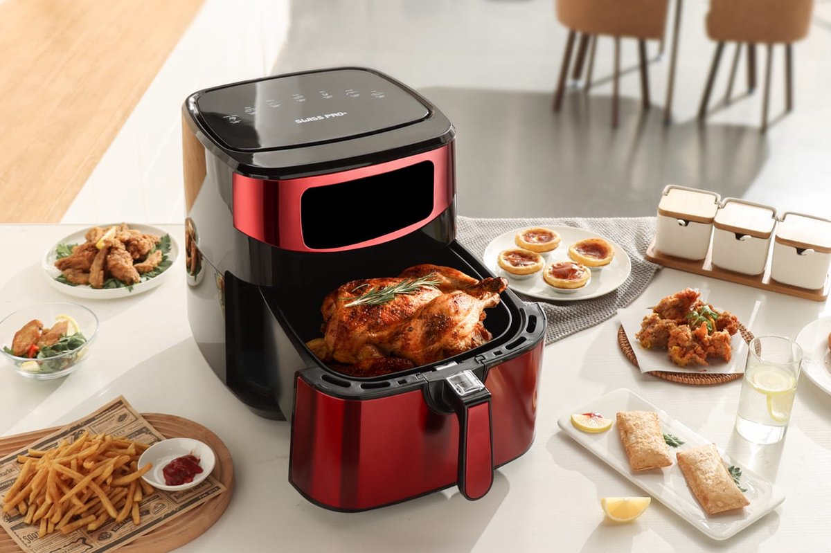 Swiss Pro+ Airfryer SP-AF10L 10L Rood