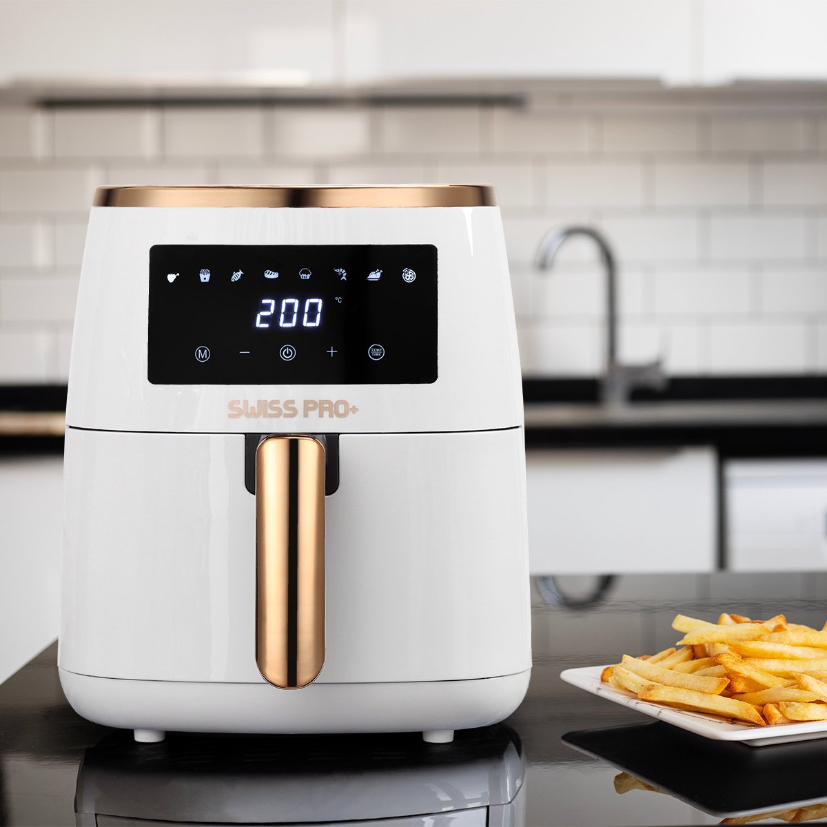 Swiss Pro+ Airfryer SP-AF6.5L.WG 6.5L Gold