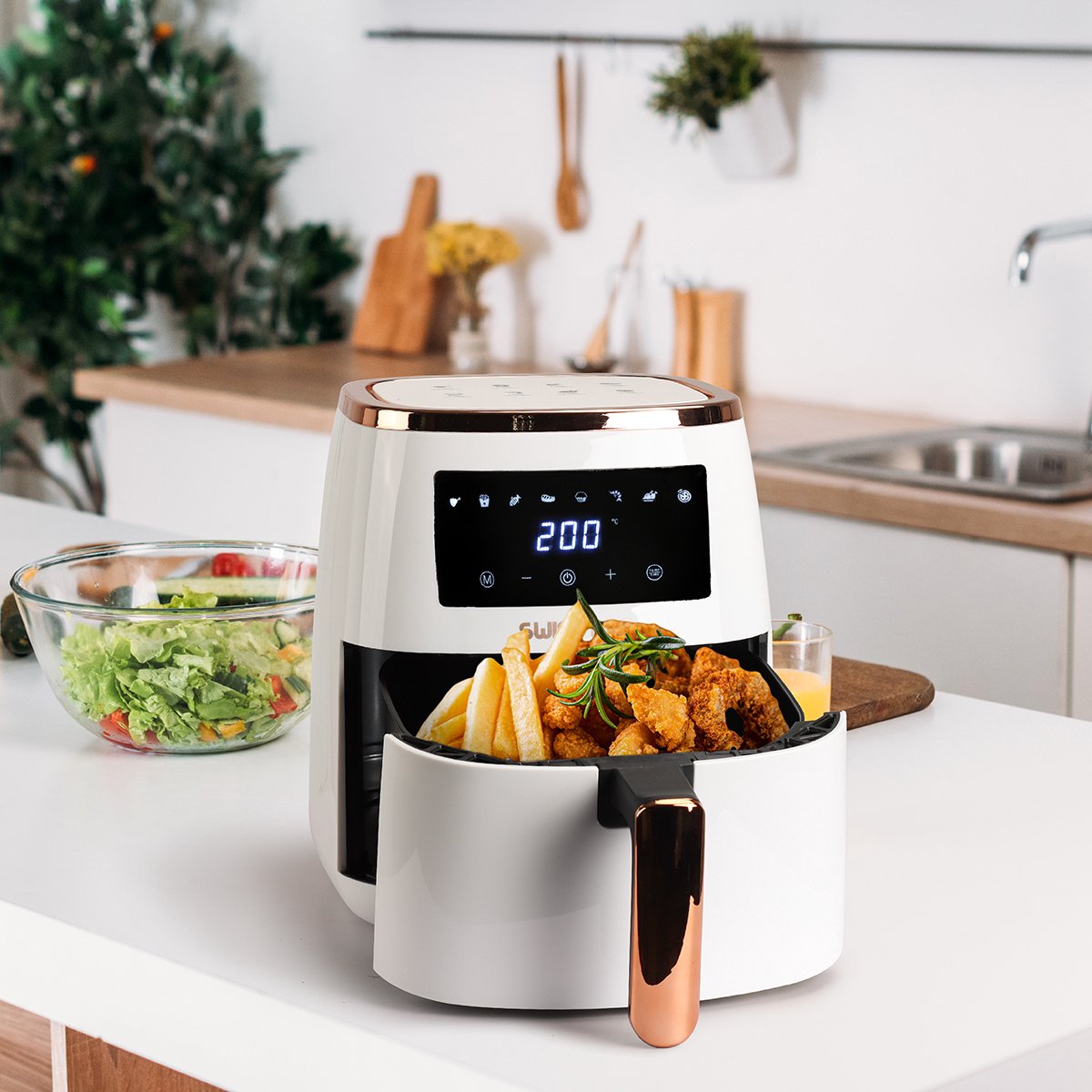 Swiss Pro+ Airfryer SP-AF6.5L.WG 6.5L Gold