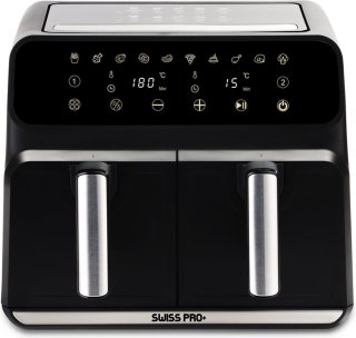De Swiss Pro+ Dubbele Airfryer Classic Edition SPAF8L2S in één oogopslag