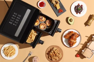 Swiss Pro+ Dubbele Airfryer Classic Edition SPAF8L2S