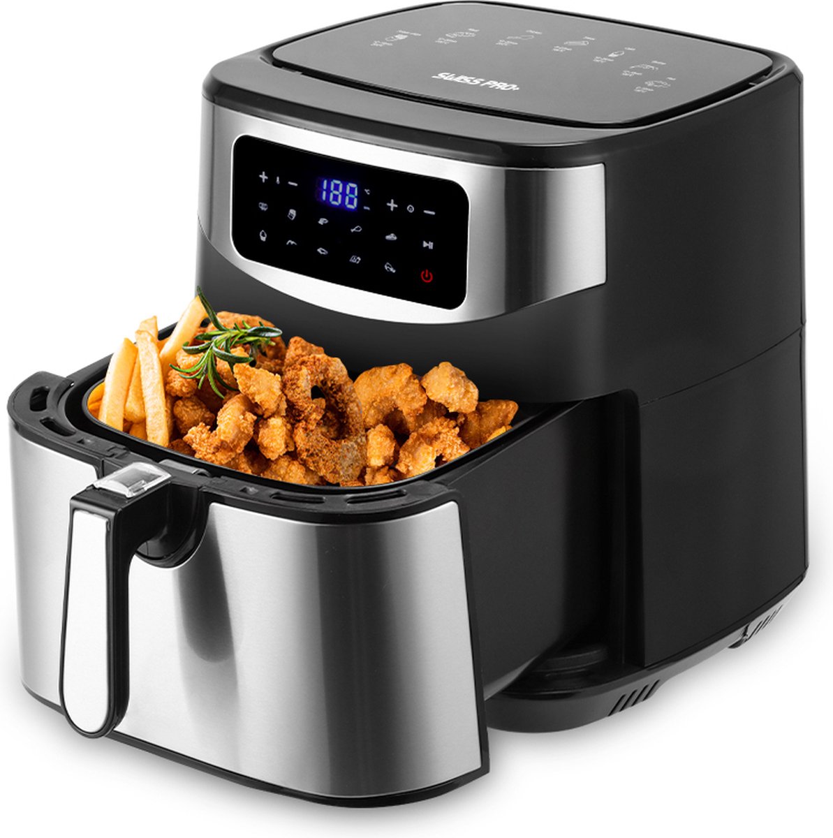 Swiss Pro+ SP-AF10L Airfryer 10L Zwart
