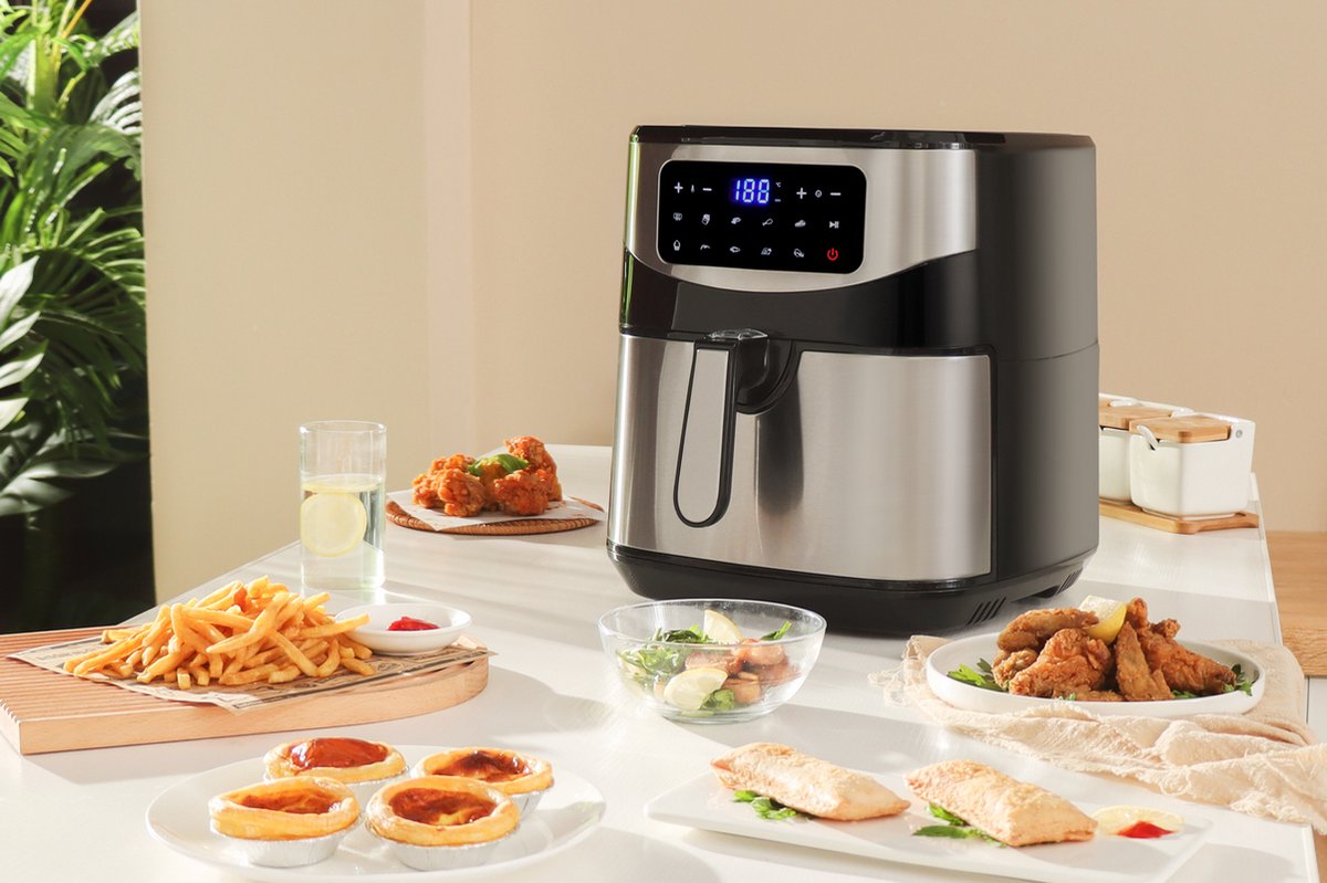 Swiss Pro+ SP-AF10L Airfryer 10L Zwart