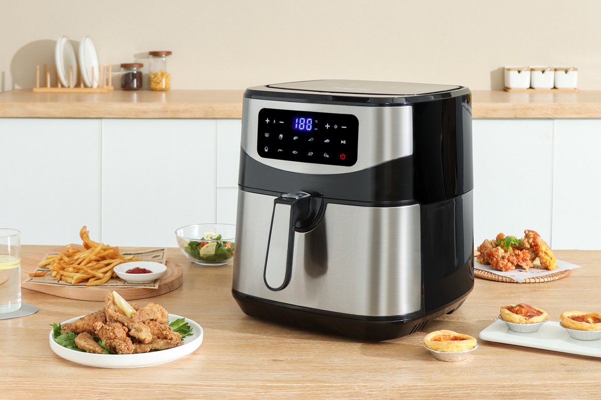 Swiss Pro+ SP-AF10L Airfryer 10L Zwart