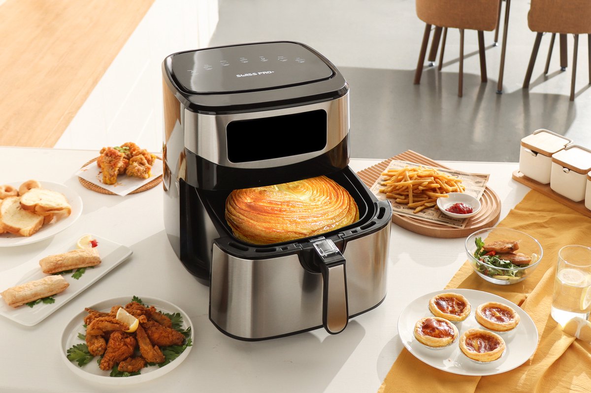 Swiss Pro+ SP-AF10L Airfryer 10L Zwart