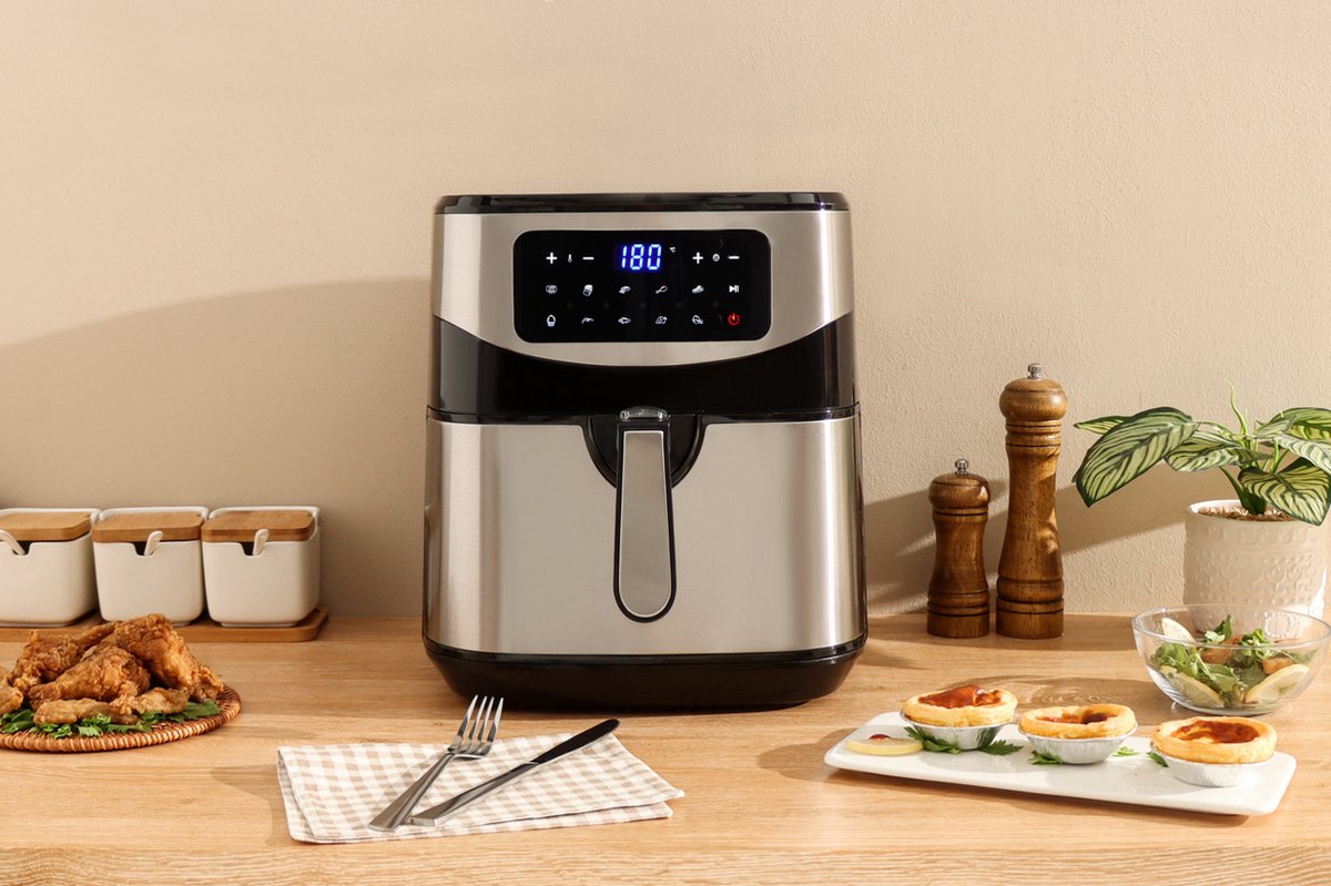 Swiss Pro+ SP-AF10L Airfryer 10L Zwart