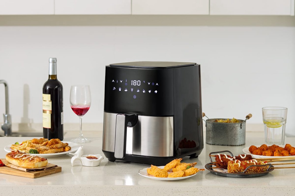Swiss Pro+ SP-AF1450 Airfryer XXXL 5L Zwart