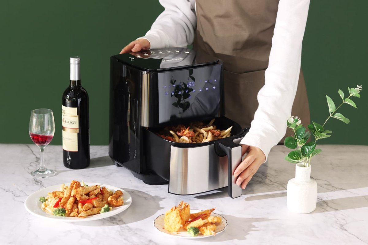 Swiss Pro+ SP-AF1450 Airfryer XXXL 5L Zwart