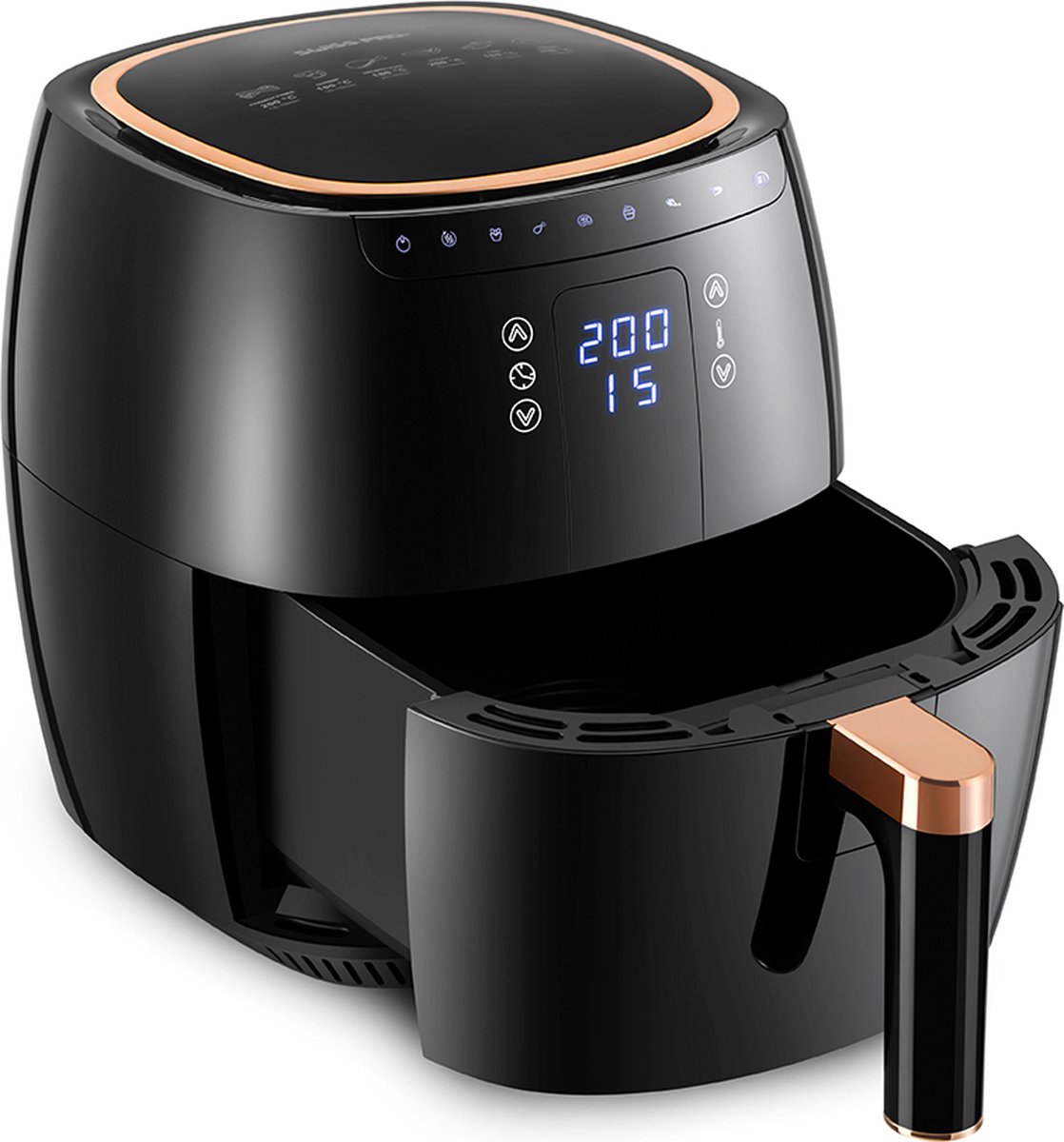 Wat vinden we goed aan de Swiss Pro+ SP-DAF7LB Airfryer XXXL 7L Piano Black
