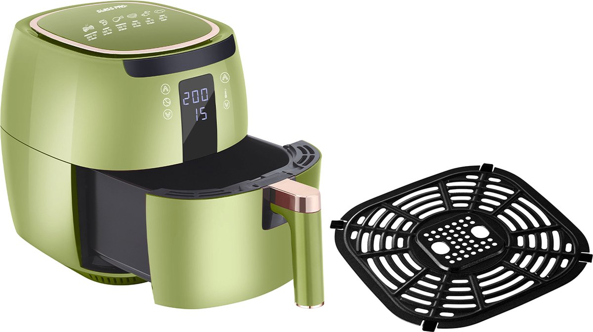 Swiss Pro+ SP-DAF7LG Airfryer 7L Groen