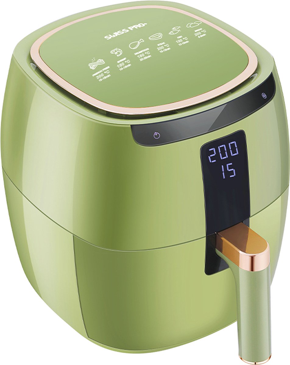 Swiss Pro+ SP-DAF7LG Airfryer 7L Groen