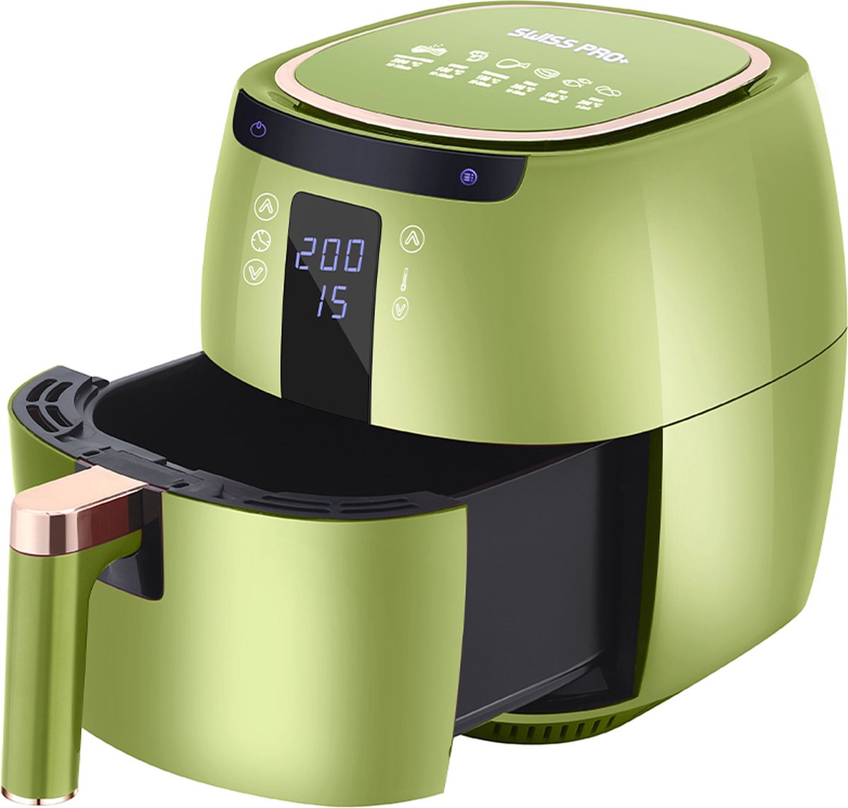 Swiss Pro+ SP-DAF7LG Airfryer 7L Groen