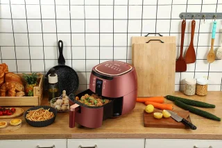 Swiss Pro+ SP-DAF7LR Airfryer XXXL 7L Rood