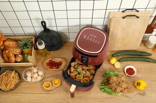 Swiss Pro+ SP-DAF7LR Airfryer XXXL 7L Rood