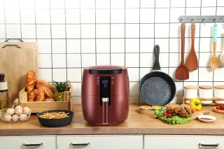 Swiss Pro+ SP-DAF7LR Airfryer XXXL 7L Rood