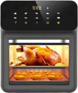 Tafeloven heteluchtfriteuse 15 liter zwart