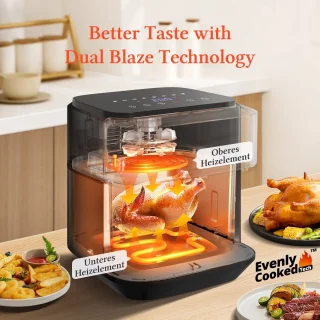 Taylor Swoden Smartheat Airfryer XXL 6,5L Zwart