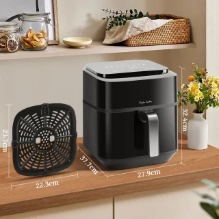 Taylor Swoden Smartheat Airfryer XXL 6,5L Zwart
