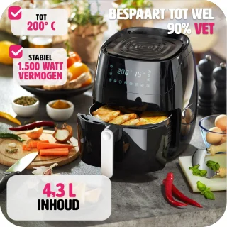 tectake Airfryer HF-3019TS-D Yaiza