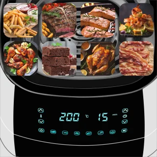 tectake Airfryer HF-3019TS-D Yaiza