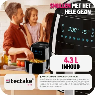 tectake Airfryer HF-3019TS-D Yaiza