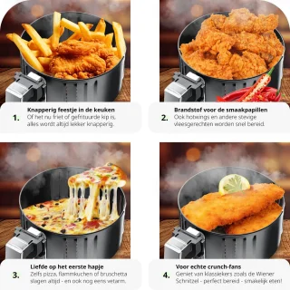 tectake Airfryer HF-568TS Mitch