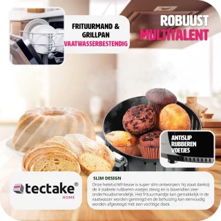 tectake Airfryer HF-568TS Mitch