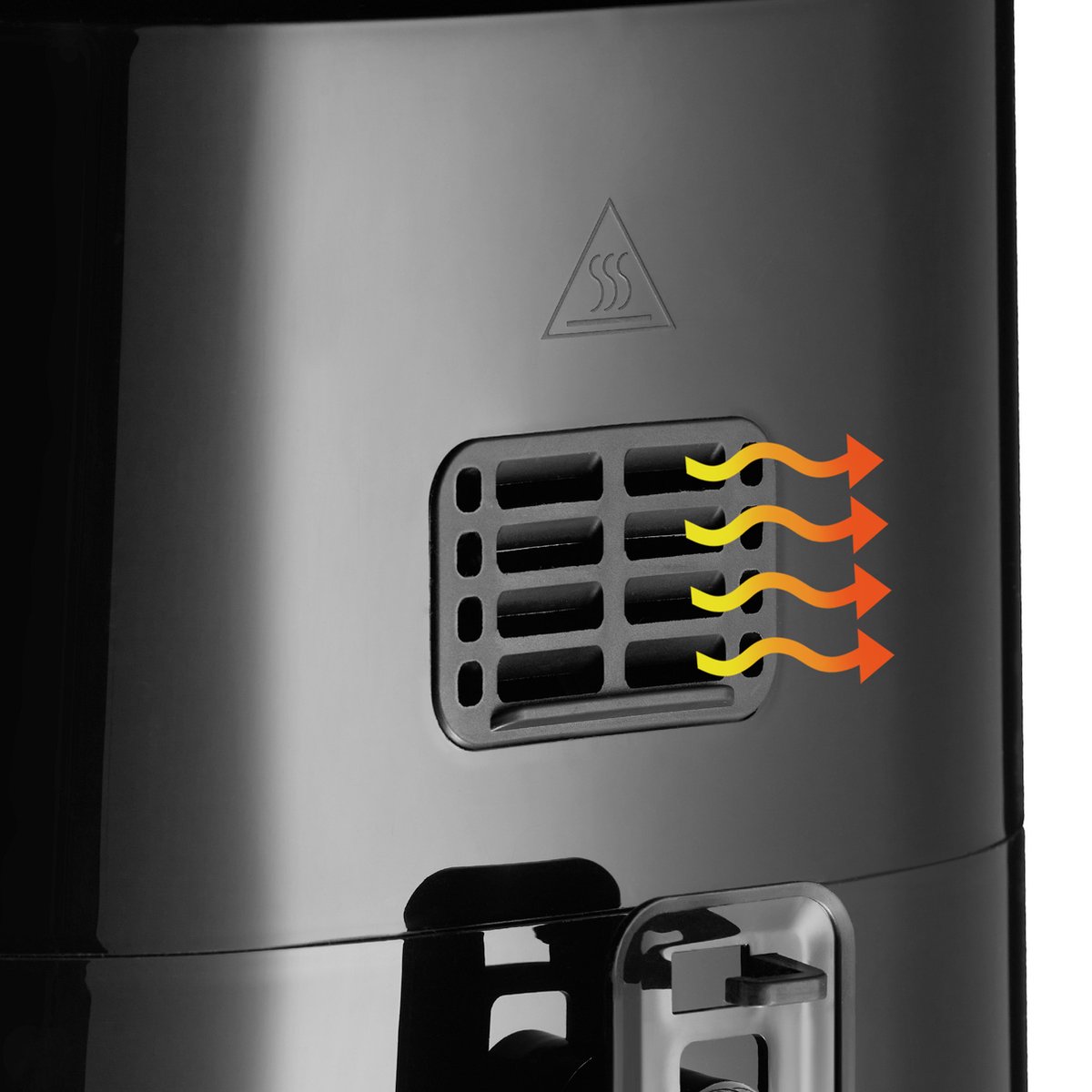 tectake Airfryer XXL 10,2L Zilver
