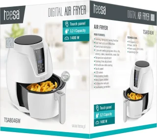 Teesa TSA8046W Digitale Airfryer Wit 3,2L