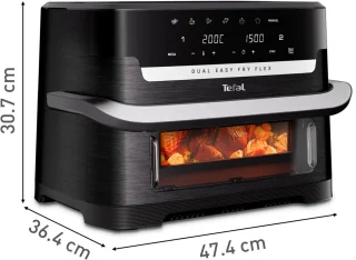Tefal Dual Easy Fry Flex EY9228 Airfryer 9L