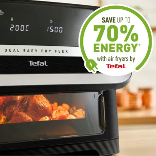 Tefal Dual Easy Fry Flex EY9228 Airfryer 9L