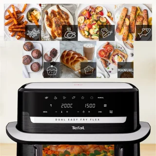 Tefal Dual Easy Fry Flex EY9228 Airfryer 9L