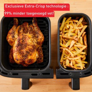 Tefal Dual Easy Fry & Grill EY9018 Heteluchtfriteuse 8,3L