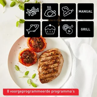 Tefal Dual Easy Fry & Grill EY905D Heteluchtfriteuse XXL RVS