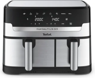 Tefal Dual Easy Fry & Grill EY905D Heteluchtfriteuse XXL RVS